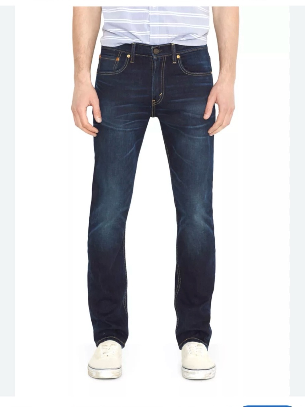 Old Navy Men's size 36 Slim Straight Jeans in Dark Indigo